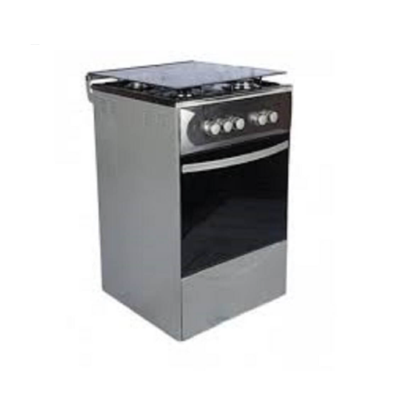 MAXI 50 CM * 50 CM, 3 GAS BURNERS, 1 ELECTRICAL, INOX, GLASS, OVEN BURNER UP & DOWN(1 knob control).